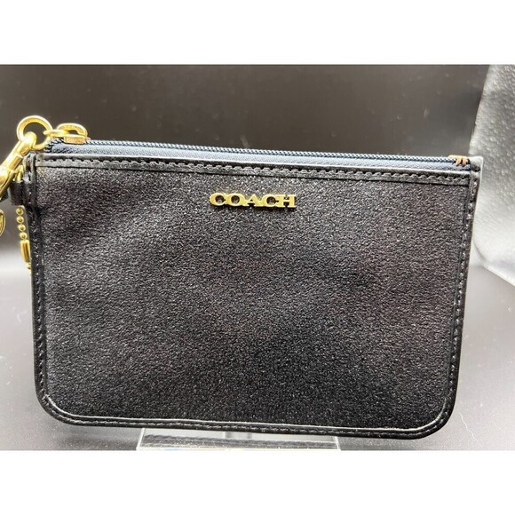 Coach Black Glitter Wristlet - Picture 2 of 5